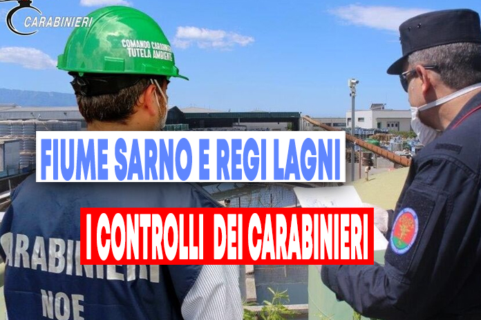Fiume Sarno e Regi Lagni, un anno di incessante attivita’ dei Carabinieri del Comando Unità Forestali, Ambientali ed Agroalimentari