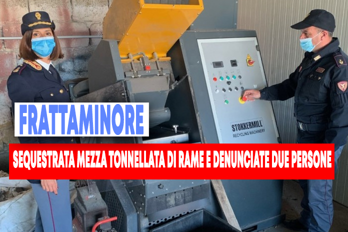 Frattaminore: due denunciati dalla Polfer per furti di cavi di rame in ambito ferroviario