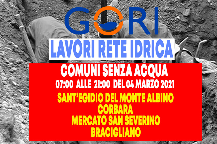 GORI. Lavori di riparazione nei comuni dell’Agro