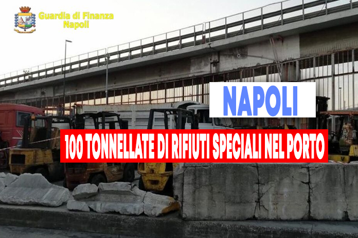 Scoperti 100 tonnellate di rifiuti pericolosi nel porto