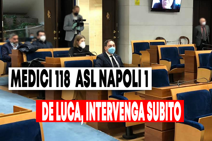 Medici 118 Asl Na1, Iovino si appella a De Luca: “Intervenga subito o il servizio rischia di scomparire”