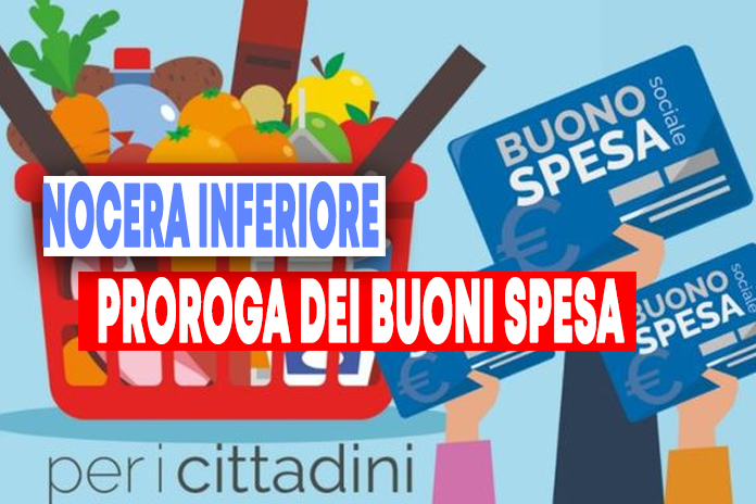 Nocera Inferiore. Buoni spesa, proroga al 30 marzo