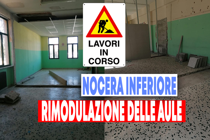 Lavori di rimodulazione delle aule Scuola Marrazzo del IV Istituto Comprensivo di Nocera Inferiore