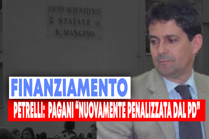 Petrelli:”Scuole, la provincia targata PD penalizza Pagani”