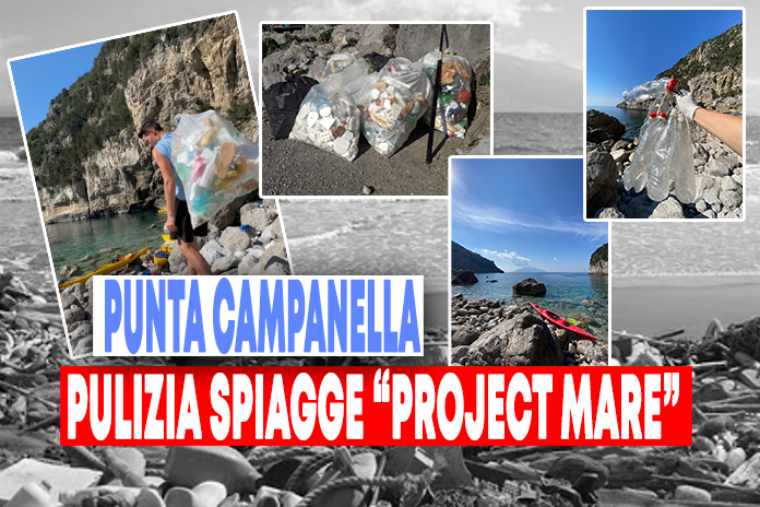 Amp Punta Campanella, Pulizia Mitigliano con lo staff del Parco e i volontari Project Mare