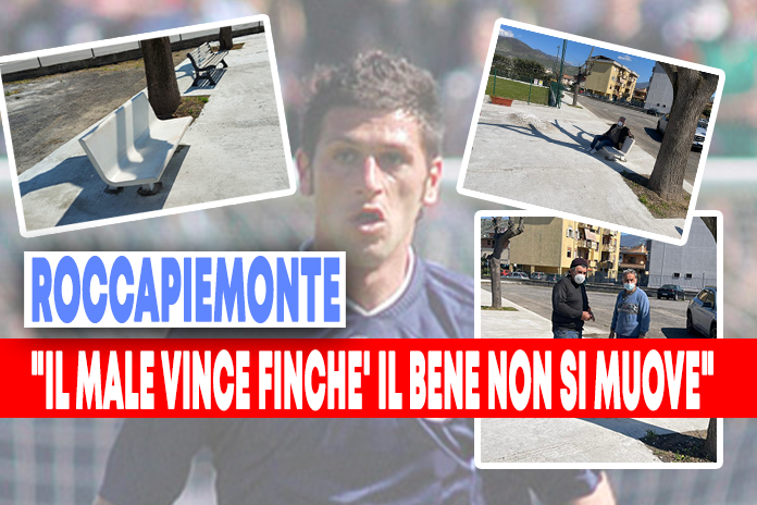 Roccapiemonte. Installata nuova panchina all’Area Sportiva Mari, dopo il furto della settimana scorsa