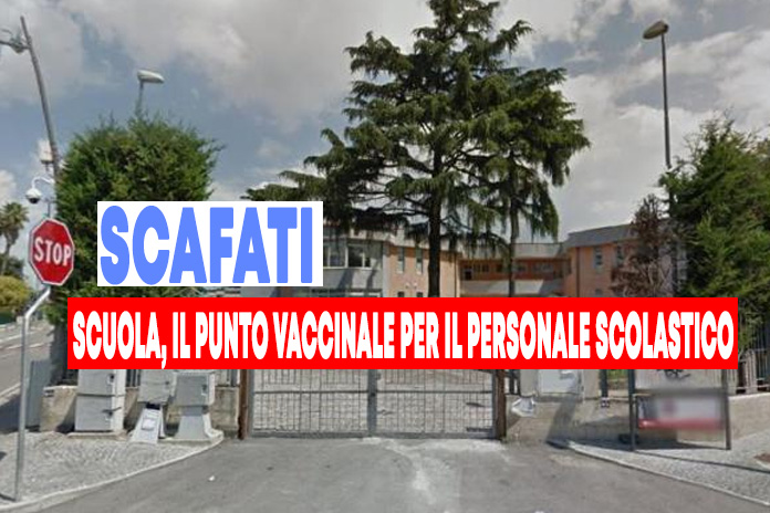 Scafati, vaccini al personale scolastico in via della Resistenza