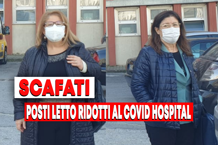 Posti letto ridotti al Covid Hospital di Scafati