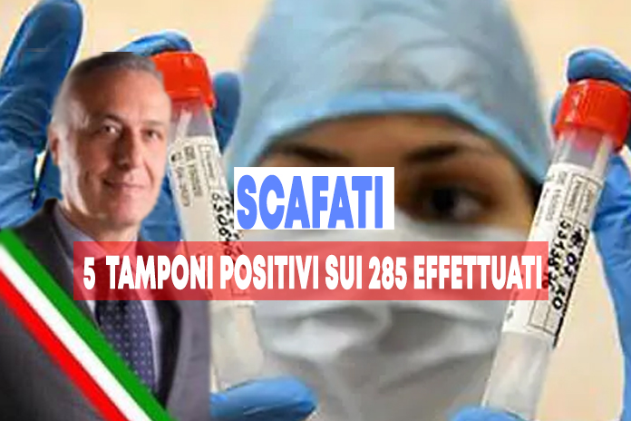 Scafati. Tamponi 5 positivi
