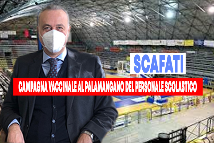 Scafati. Vaccini anti-covid 19 per il personale scolastico al Palamangano