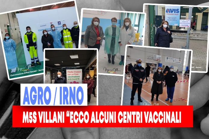 Tour nei centri vaccinali dell’Agro e dell’Irno