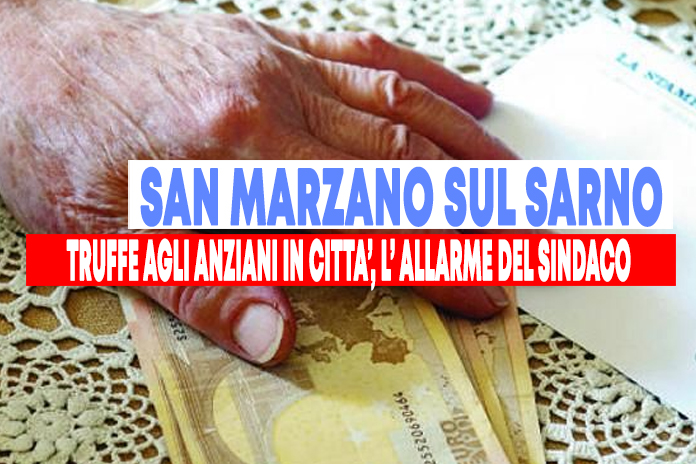 Truffe agli anziani a San Marzano sul Sarno, 6mila euro il bottino