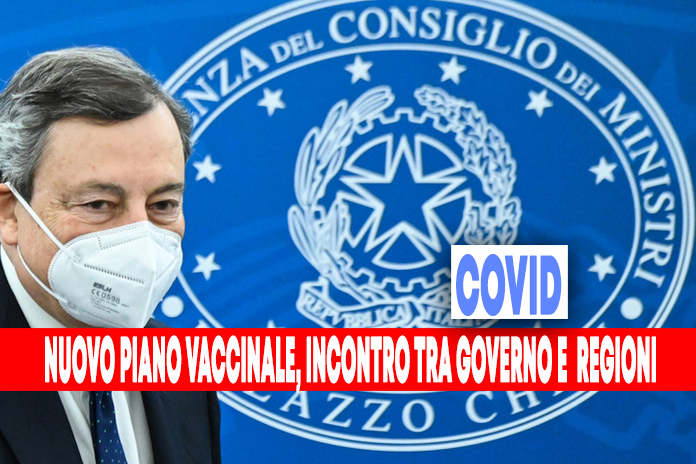Draghi vede le Regioni sul nuovo piano vaccinale