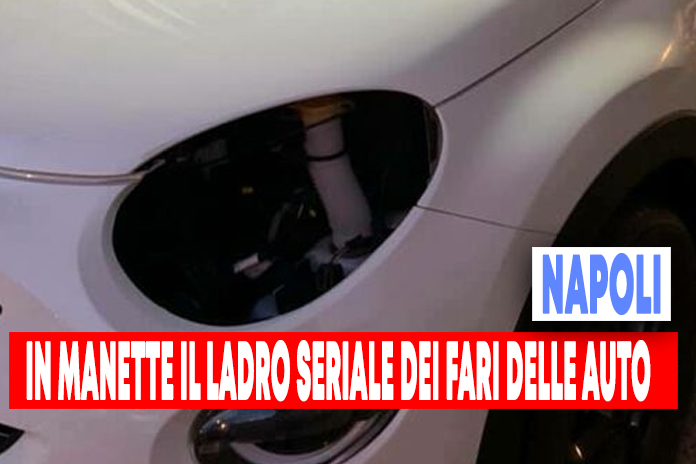 Arenaccia: arrestato ladro “seriale” di fari