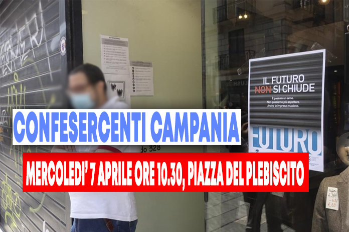 Confesercenti Campania: 15 “croci” in piazza per 15 settori moribondi