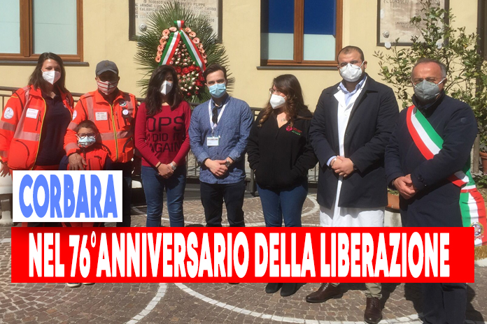 Corona di alloro per i caduti corbaresi, l’omaggio della cittadina