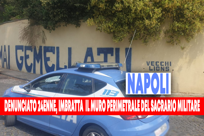 Posillipo: imbratta un monumento storico, denunciato