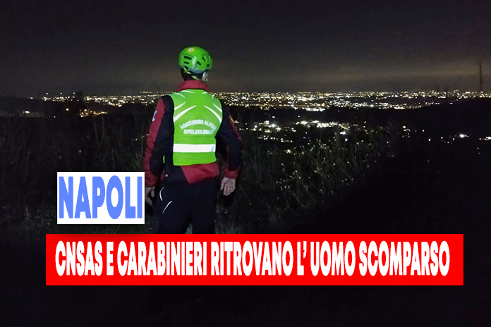 Napoli. Ritrovato l’uomo scomparso ieri pomeriggio