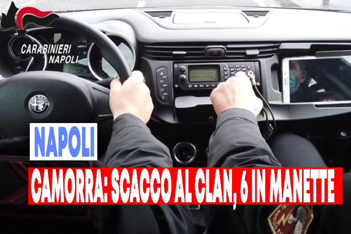 Camorra: Carabinieri arrestano 6 persone per estorsione aggravata dal metodo mafioso