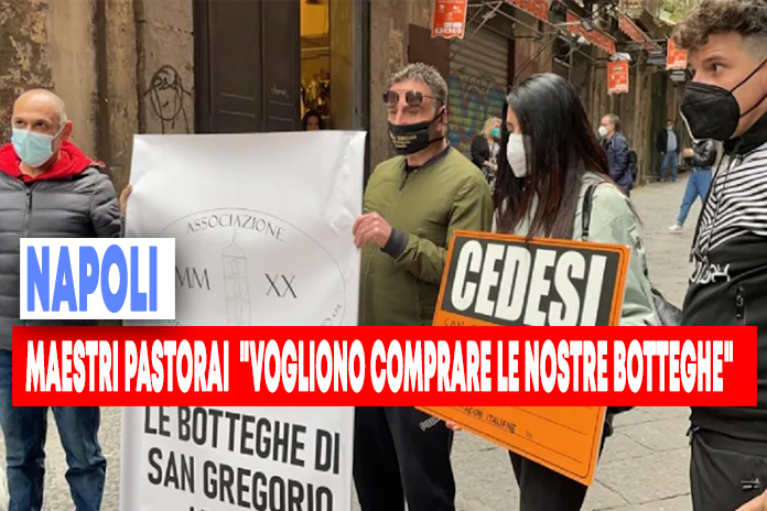 Napoli, artigiani di San Gregorio Armeno: protestano contro le istituzioni