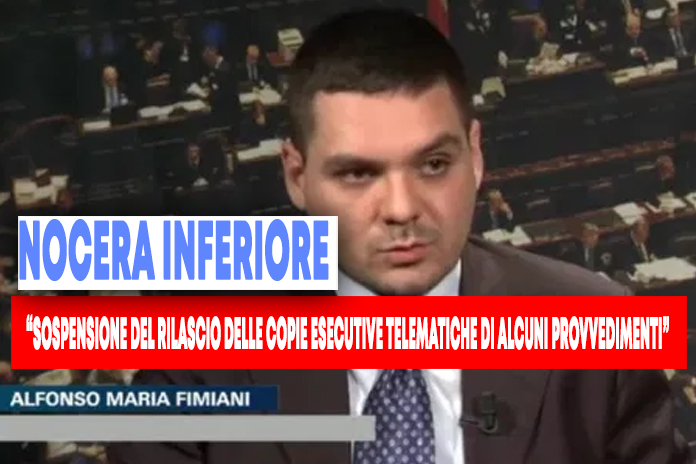 Nocera Inferiore. L’intervento dell’avv. Fimiani sulla scelta del Presidente del Tribunale