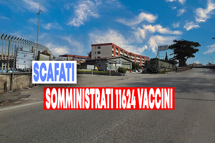 Piano vaccinale, 11624 dosi già somministrate a Scafati