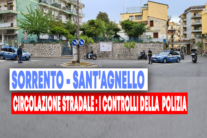Sorrento. Controlli alla circolazione stradale della Polizia di Stato