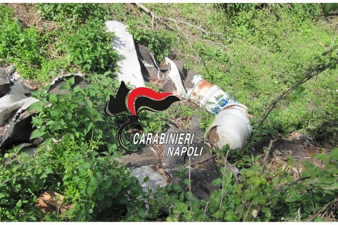 Agerola. Carabinieri sequestrano un fondo agricolo usato come discarica