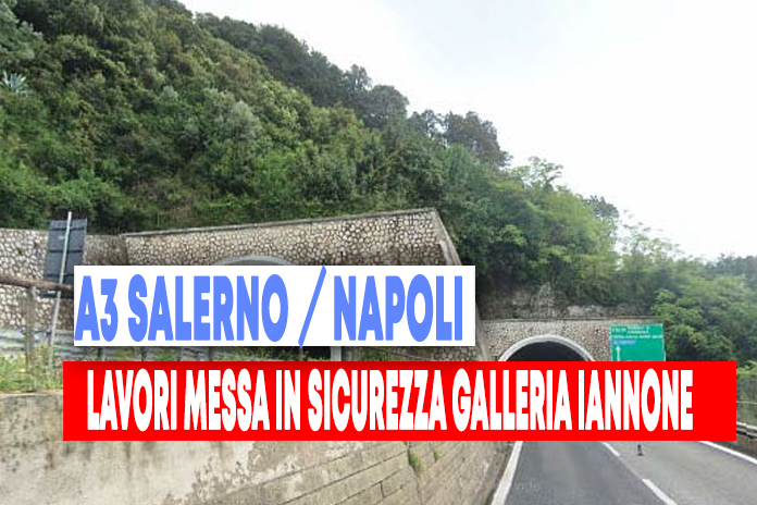 A3, chiusure notturne dal 24 al 28 maggio 2021 tra Cava De’ Tirreni / Salerno direzione sud
