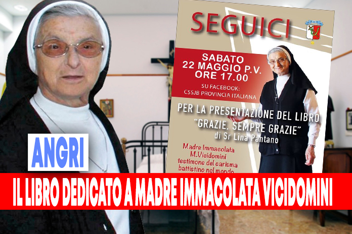 “Grazie, sempre grazie” il libro su Madre Immacolata Vicidomini scritto da Suor Lina Pantano