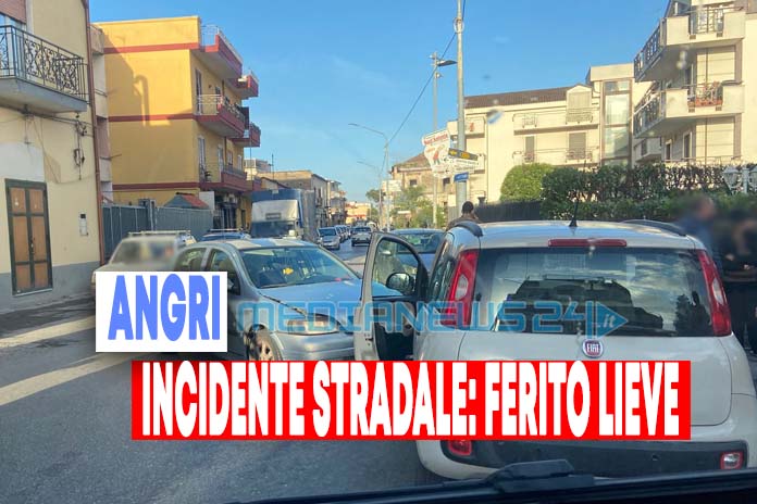 Angri. Incidente stradale in via dei Goti, 55enne trasportato in ospedale