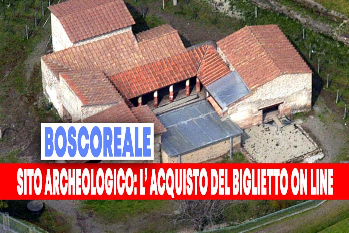 Boscoreale, “Villa Regina” è possibile l’acquisto del biglietto on-line per visitarla