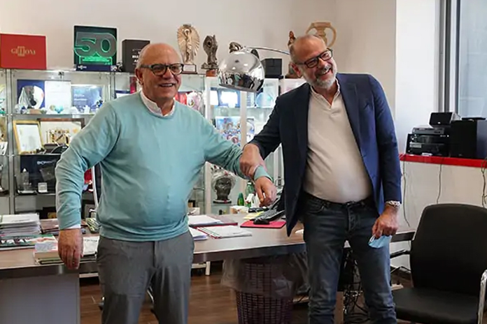 Giffoni Valle Piana Rettore dell’Ateneo di Salerno in visita al patron del Festival