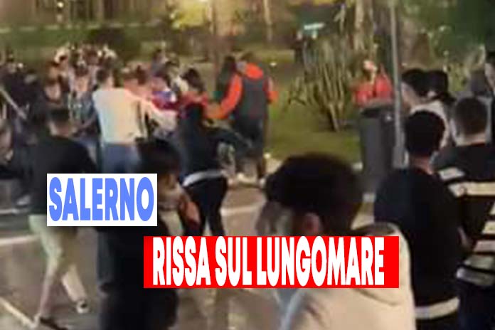 Salerno. Rissa lungomare