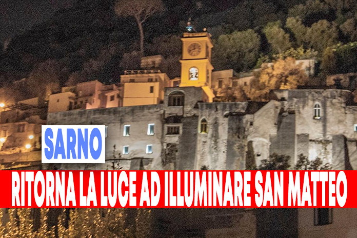 Borgo San Matteo al buio, luce ripristinata grazie al consigliere Rega (Sarno Civica)