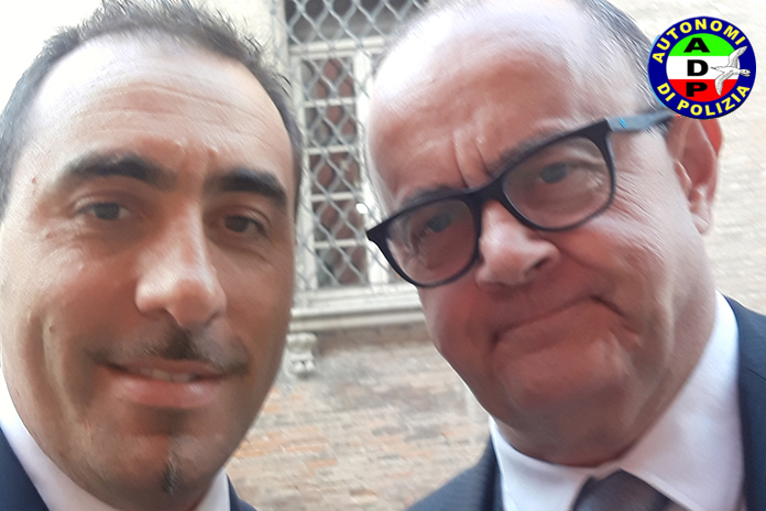 Segr. Gen. ADP Gaspare Maiorana e il Presidente