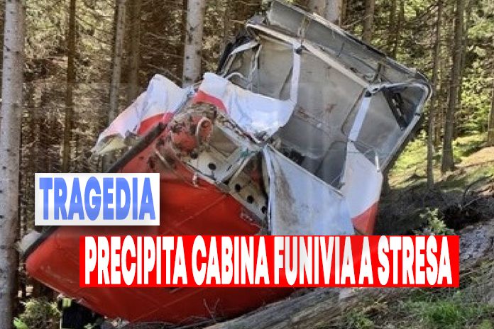 Tragedia a Stresa, precipita una cabina della funivia