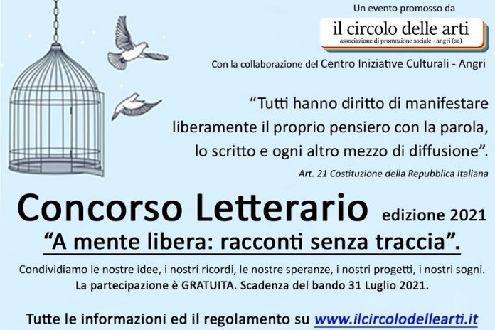 Angri. “A mente libera: racconti senza traccia”, la nuova iniziativa de “Il Circolo delle Arti”
