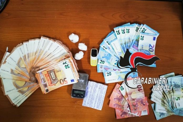 Volla. Carabinieri arrestano coppia di pusher: in casa oltre 5 mila euro contanti e cocaina