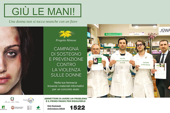 Progetto Mimosa, campagna anti-violenza e di supporto alle donne