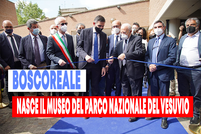 Taglio del nastro per il Museo Parco Nazionale del Vesuvio di Boscoreale
