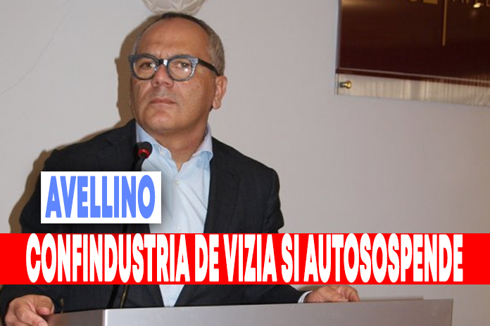 Confindustria Avellino. Il Presidente De Vizia si autosospende