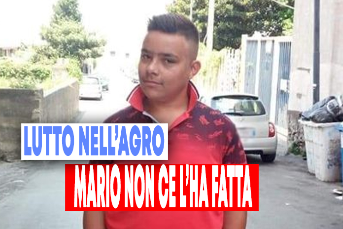 Lutto nell’Agro Nocerino Sarnese: si è spento  Mario 14 anni, dopo 90 giorni di agonia da covid