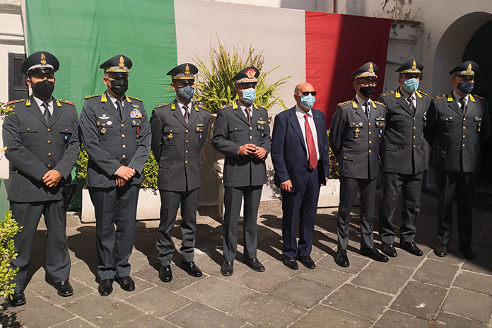 Onorificenze al Corpo della Guardia di Finanza della provincia di Salerno. La cerimonia questa mattina