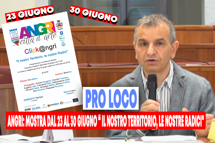 La Pro Loco inaugura la mostra di “Angri Città d’Arte” aperta dal 23 giugno al 30 giugno