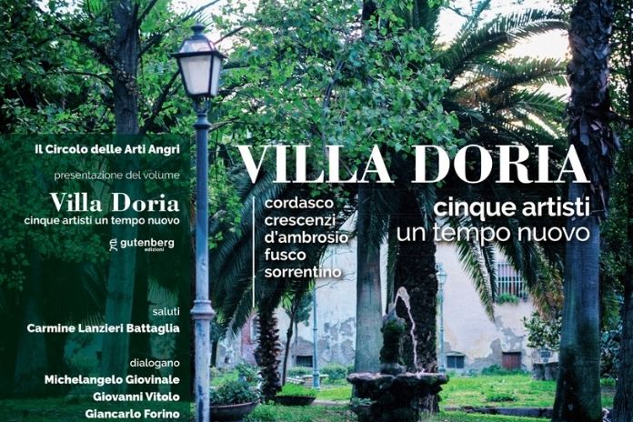 Angri. “Villa Doria – cinque artisti, un tempo nuovo”: presentazione del catalogo sabato 19 Giugno