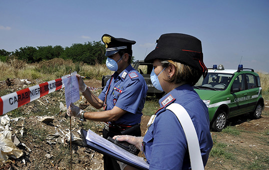 Napoli. Il lavoro dei Carabinieri delle Unità Forestali sul litorale domizio