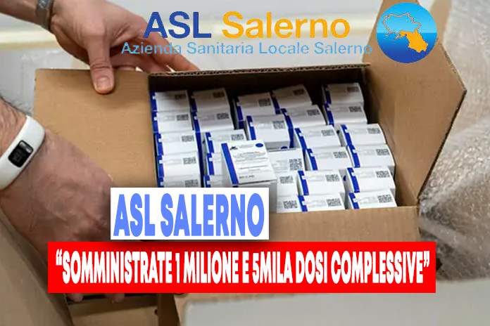 ASL Salerno: superato il milione di dosi somministrate