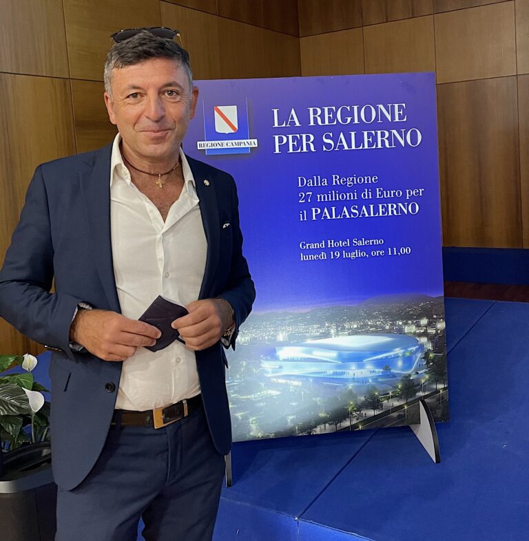 Progetto PalaSalerno. Caramanno: “Lo sport al centro della ripartenza di Salerno per garantire un futuro migliore alla città”