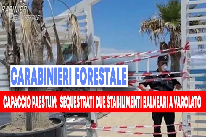 Controlli sul territorio. Sequestro di due stabilimenti balneari